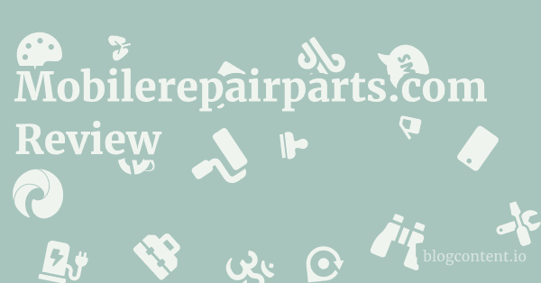 Mobilerepairparts.com Review 1 by Partners