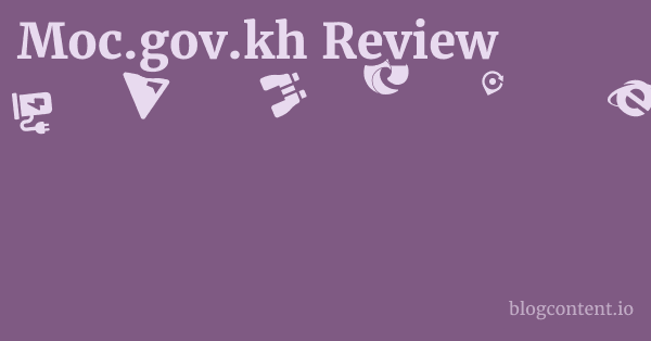 Moc.gov.kh Review 1 by Partners