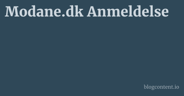 Modane.dk Anmeldelse 1 by Partners