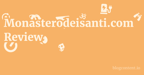 Monasterodeisanti.com Review 1 by Partners