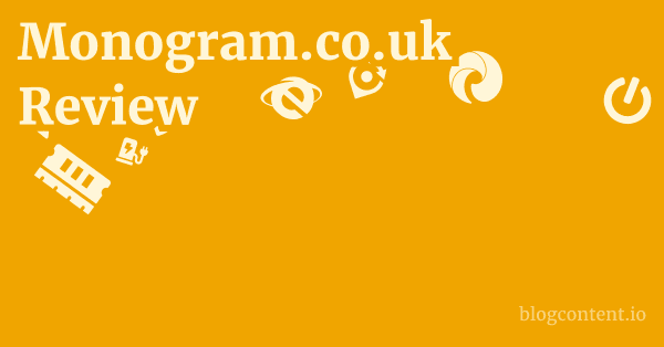 Monogram.co.uk Review 1 by Partners