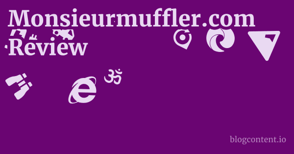 Monsieurmuffler.com Review 1 by Partners