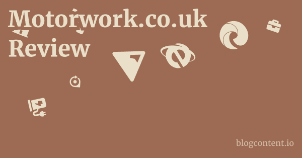 Motorwork.co.uk Review 1 by Partners