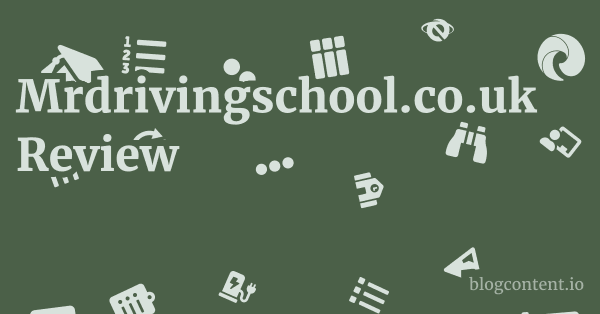 Mrdrivingschool.co.uk Review 1 by Partners