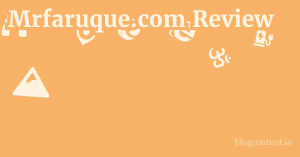 Mrfaruque.com Review 1 by Partners