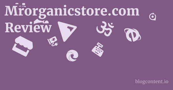 Mrorganicstore.com Review 1 by Partners