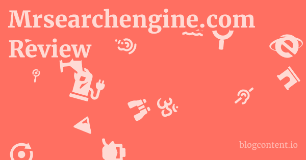 Mrsearchengine.com Review 1 by Partners