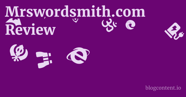 Mrswordsmith.com Review 1 by Partners