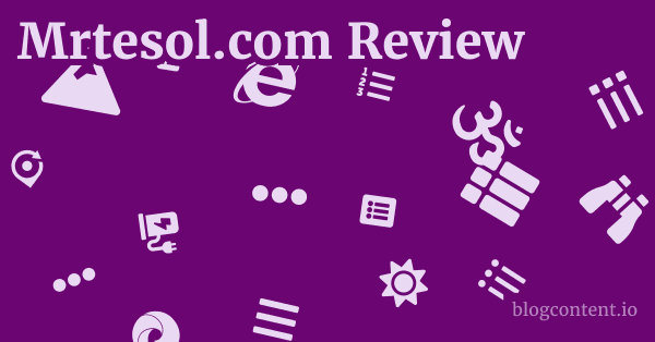 Mrtesol.com Review 1 by Partners