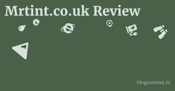 Mrtint.co.uk Review 1 by Partners