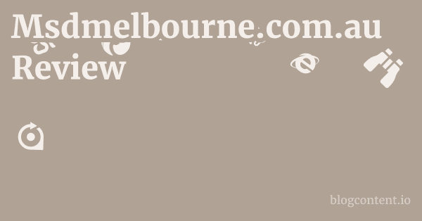 Msdmelbourne.com.au Review 1 by Partners