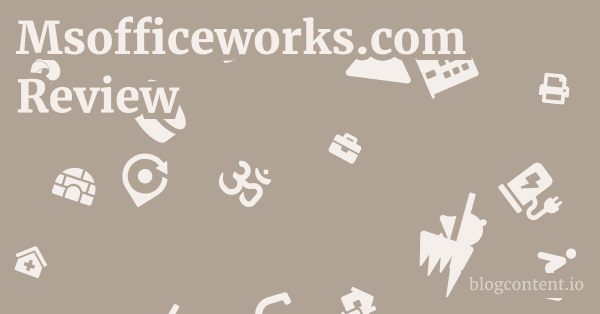 Msofficeworks.com Review 1 by Partners