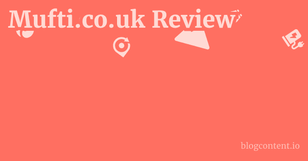Mufti.co.uk Review 1 by Partners
