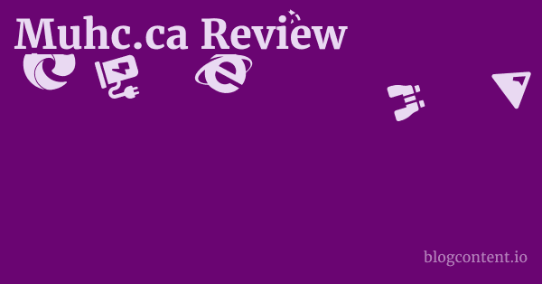 Muhc.ca Review 1 by Partners