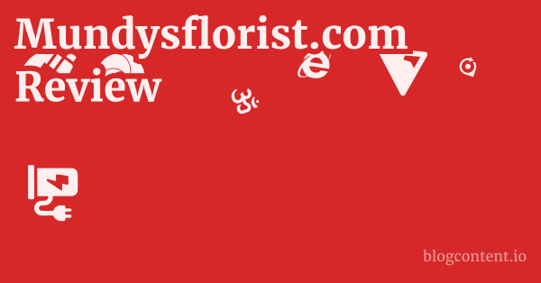 Mundysflorist.com Review 1 by Partners