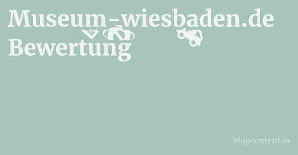 Museum-wiesbaden.de Bewertung 1 by Partners