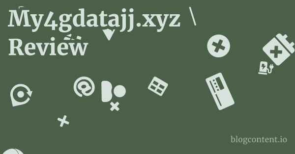 My4gdatajj.xyz Review 1 by Partners