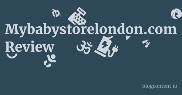 Mybabystorelondon.com Review 1 by Partners