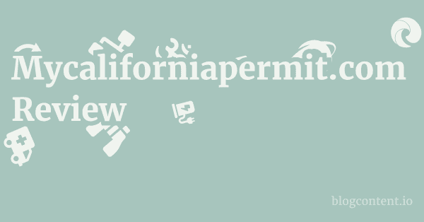 Mycaliforniapermit.com Review 1 by Partners