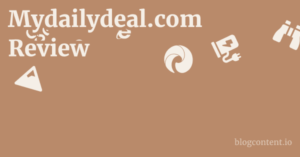 Mydailydeal.com Review 1 by Partners