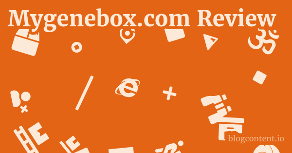Mygenebox.com Review 1 by Partners
