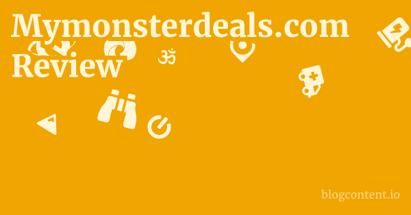 Mymonsterdeals.com Review 1 by Partners