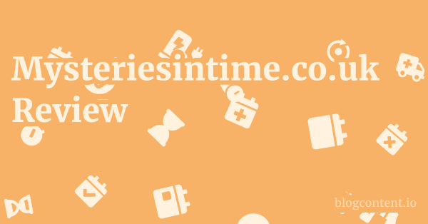 Mysteriesintime.co.uk Review 1 by Partners