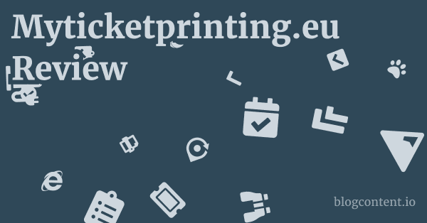 Myticketprinting.eu Review 1 by Partners