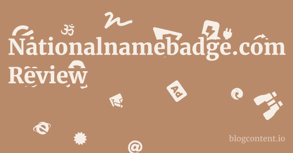 Nationalnamebadge.com Review 1 by Partners