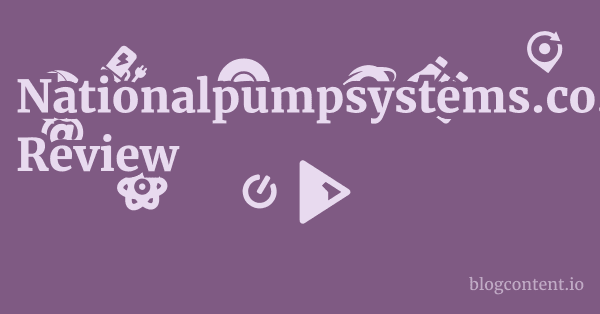 Nationalpumpsystems.co.uk Review 1 by Partners