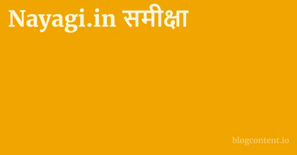 Nayagi.in समीक्षा 1 by Partners