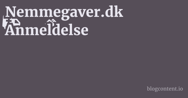 Nemmegaver.dk Anmeldelse 1 by Partners