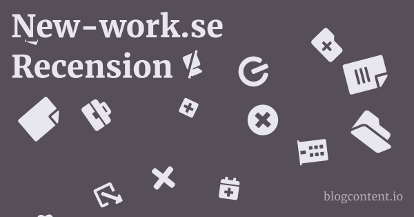 New-work.se Recension 1 by Partners