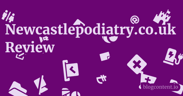 Newcastlepodiatry.co.uk Review 1 by Partners