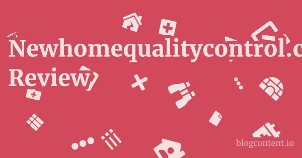 Newhomequalitycontrol.co.uk Review 1 by Partners