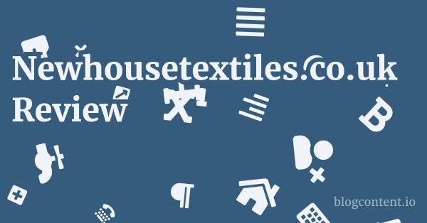 Newhousetextiles.co.uk Review 1 by Partners