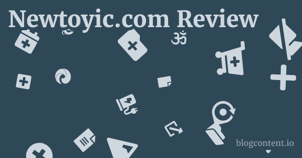 Newtoyic.com Review 1 by Partners