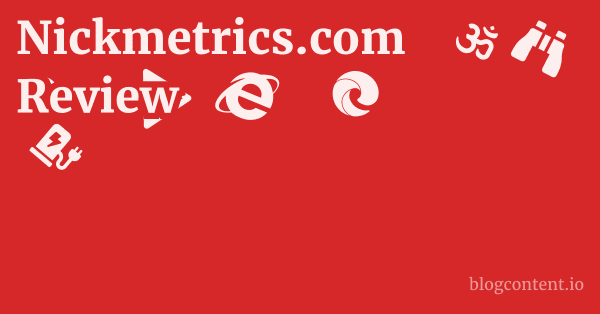 Nickmetrics.com Review 1 by Partners