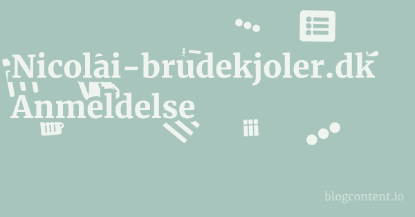 Nicolai-brudekjoler.dk Anmeldelse 1 by Partners