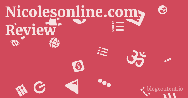 Nicolesonline.com Review 1 by Partners