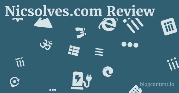 Nicsolves.com Review 1 by Partners