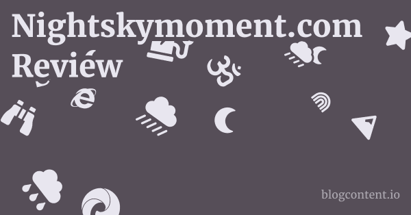 Nightskymoment.com Review 1 by Partners