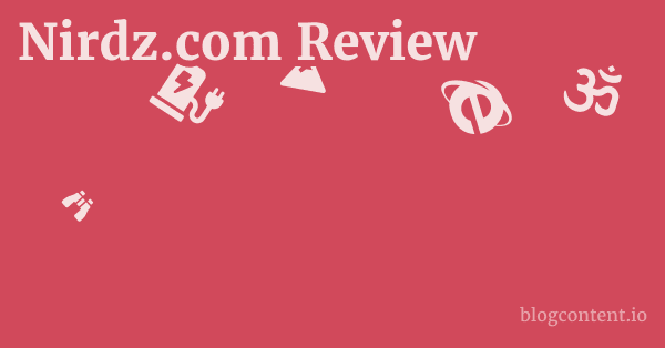 Nirdz.com Review 1 by Partners
