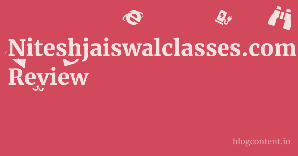 Niteshjaiswalclasses.com Review 1 by Partners