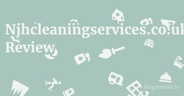 Njhcleaningservices.co.uk Review 1 by Partners