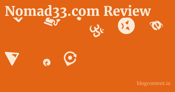 Nomad33.com Review 1 by Partners