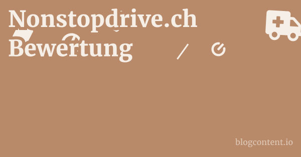 Nonstopdrive.ch Bewertung 1 by Partners