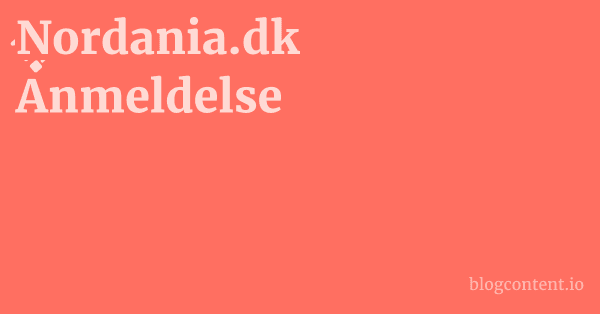 Nordania.dk Anmeldelse 1 by Partners