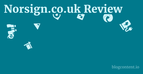 Norsign.co.uk Review 1 by Partners