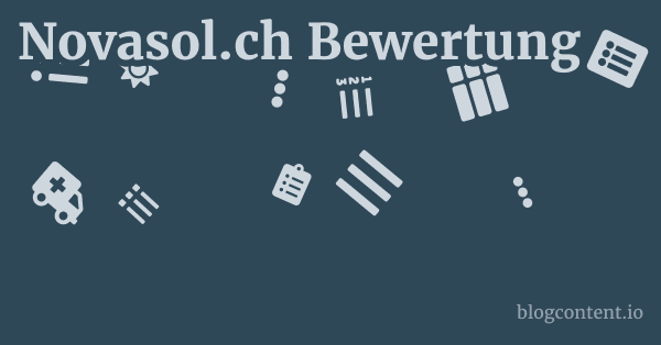 Novasol.ch Bewertung 1 by Partners